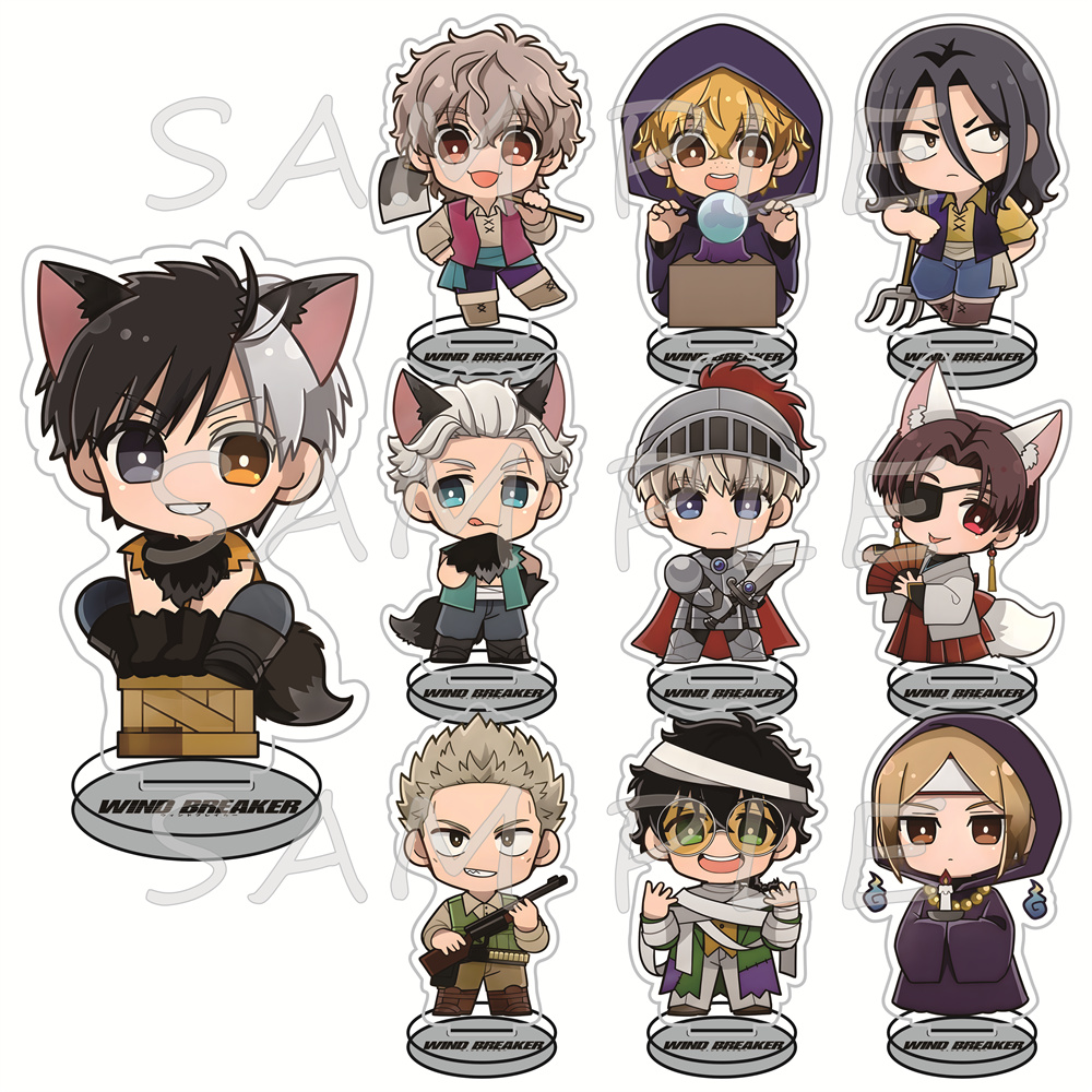 Windbreaker Anime Merchandise - WIND BREAKER 10cm Acryl Standfiguren Fantasy