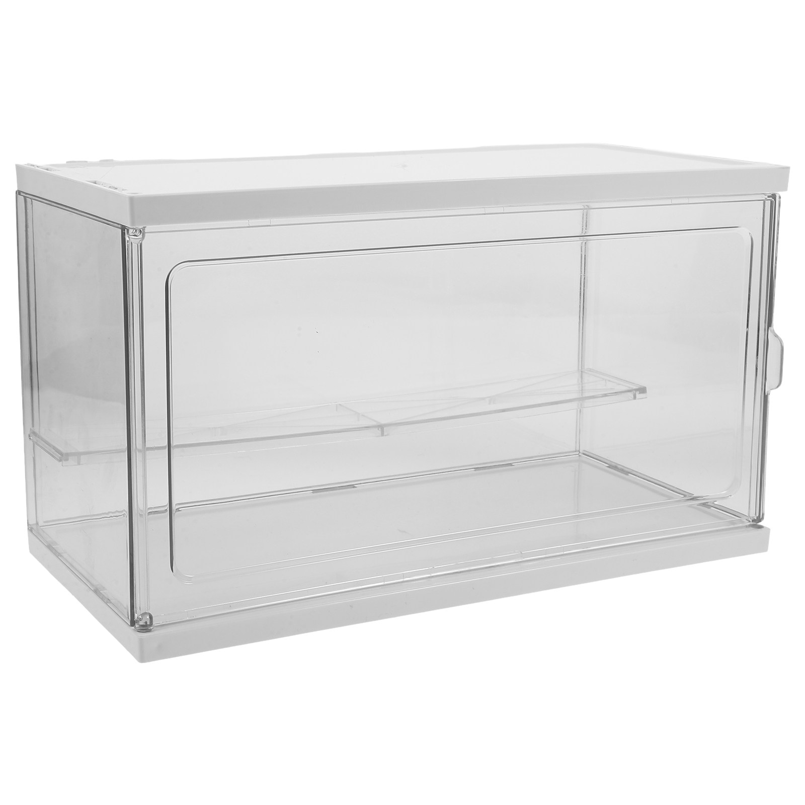 Figure Display Box - Doorzichtige vitrinekast voor actiefiguren, opbergkast, bureau-organizer,