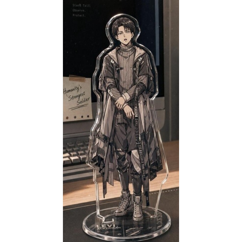 Levi Ackerman Acryl Stand Figu - Windbreaker Anime Merchandise recensie en prijs