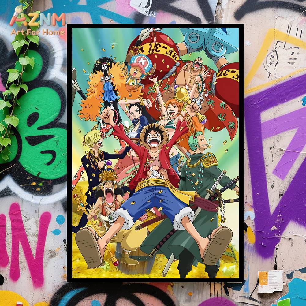 AZNM One Piece Unframed Canvas - Anime Merchandise Posters recensie en prijs