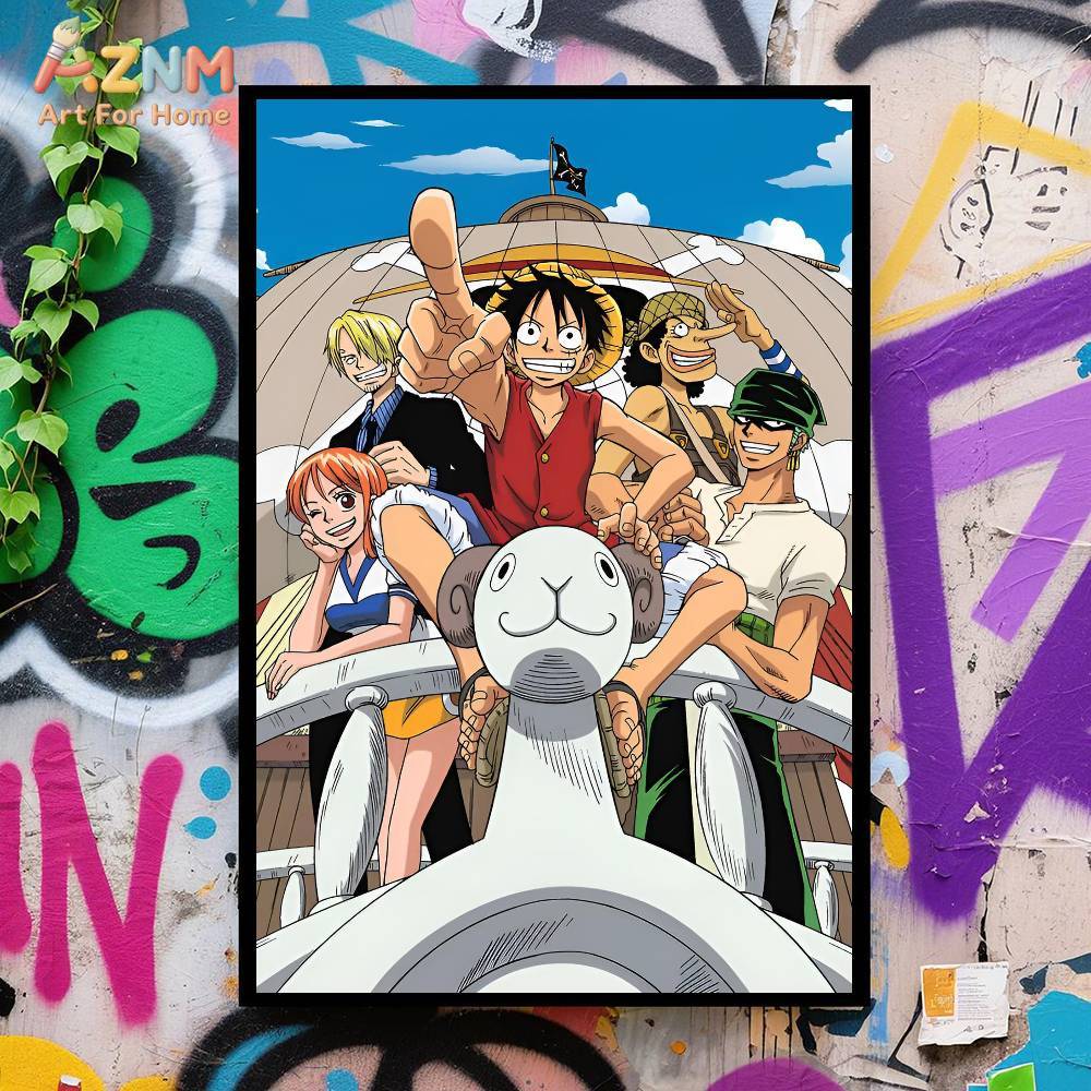 AZNM One Piece Unframed Canvas - Anime Merchandise Posters recensie en prijs